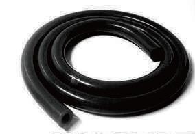 Шланг вакуумный, резиновый, внут. d 12 мм, толщина 9,5 мм, 1 м, Wiggens