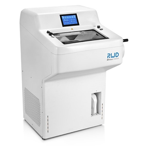 Криотом полуавтоматический, УФ-дезинфекция, регулируемое охлаждение держателя образца, Minux FS800 Specimen