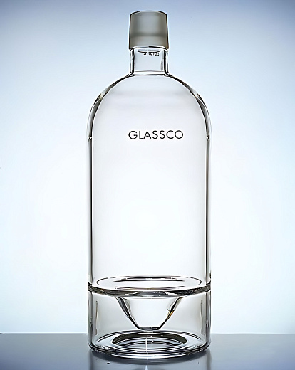 Колба приемная для вакуумной фильтрации со шлифом, Glassco, Индия