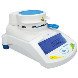 Анализатор влагосодержания, 2-50 г, 160 °С, 0,01%, Adam PMB-53, вид сбоку, закрытая крышка, Adam, Великобритания