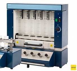 Анализатор клетчатки, 6 мест, для горячей экстракции, FT 122 Fibertec Labtec line