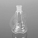 Колба Эрленмейера 50 мл, стекло, до 500 °С, шлиф 24/40, 2 шт./уп., Glassco, Индия