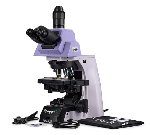 Микроскоп Magus Bio 290T, прямой, тринокуляр, СП, планахромат 4×, 10×, 20×, 40×, 100×, Magus