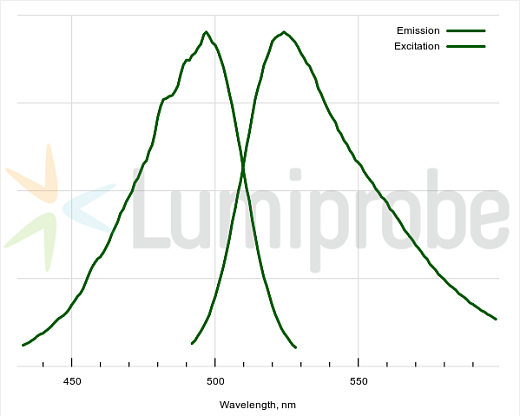 Краситель dsGreen раствор для прокраски гелей, 10000x, 1 мл, Lumiprobe