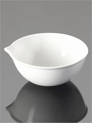 Тигель низкий, 50 мл, 57×37 мм, кремний, без крышки, 6 шт./уп., Glassco