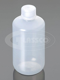 Бутыли для реагентов, 250 мл, ПП, полупрозрачные, узкогорл., нестерильные, автоклавир., крышка ПП непролив., 12 шт./уп., Glassco