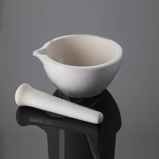 Ступка фарфоровая с пестом, 175×115 мм, 1 шт., Glassco