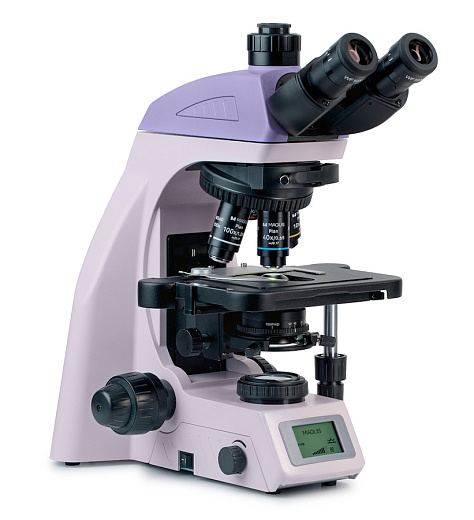 Микроскоп Magus Bio 260T, прямой, тринокуляр/бинокуляр, СП, планахромат 4×, 10×, 40×, 100× (общий вид)
