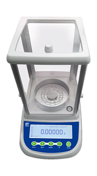 Весы аналитические, полумикро, 62 г/0,01 мг/122 г/0,1 мг, внутренняя калибровка, MT-FA-SEM125DU, вид сверху