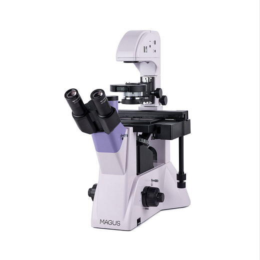 Микроскоп биологический инвертированный, тринокуляр, MAGUS Bio V350 (общий вид)