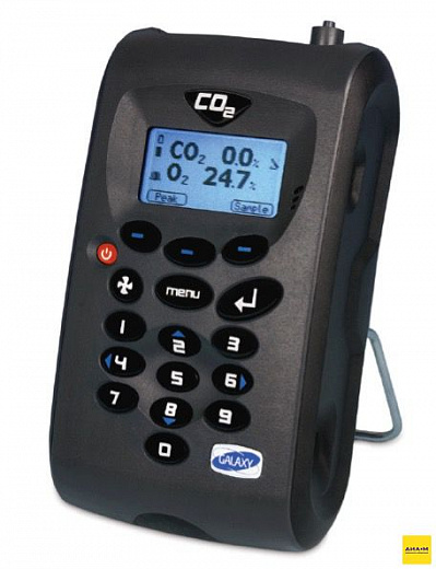 Анализатор содержания CO₂ (1-20%), O₂ (0-100%), портативный