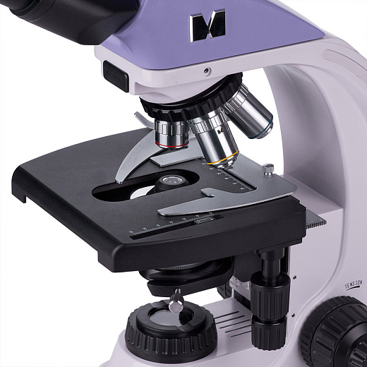 Микроскоп MAGUS Bio 250B, прямой, бинокуляр/тринокуляр, СП, ТП, ФК, Пол, планахромат 4×, 10×, 40×, 100×МИ Фото 16
