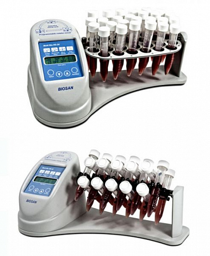 Ротационный перемешиватель, 1,5-15 мл, 26 мест, программируемый, 3 вида движения, Multi Bio RS-24