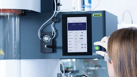 Сушилка распылительная, от 1 до 25 мкм, Mini Spray Dryer S-300 Corrosive, дисплей, Buchi
