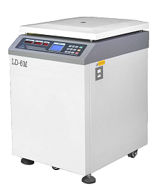 Центрифуга, до 4500 об/мин, 5880g, с горизонтальным ротором, 6×1000 мл / 6 трансфузионных пакета / 210 вакуумных пробирок c  кровью, с охлаждением, напольная, LD-6M, макс. для данной модели: 6000 об/мин, 6880 g