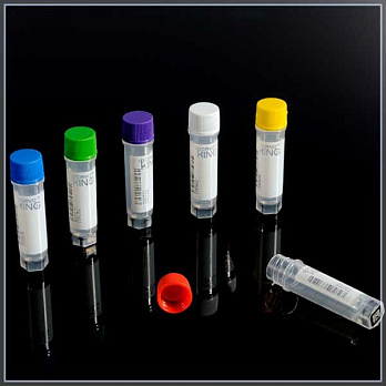 Криопробирки 2 мл, конические, с юбкой, внешняя резьба, Biologix, Китай