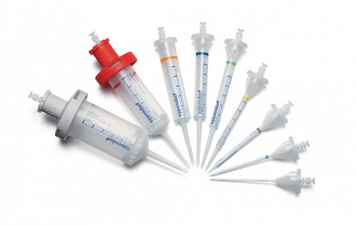 Наконечники для степпера 25 мл, красный, Combitips advanced, PCR clean Фото 1