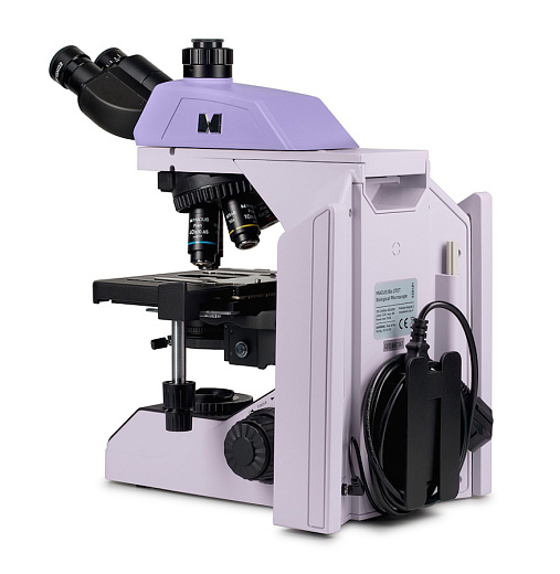 Микроскоп Magus Bio 270T, прямой, тринокуляр, СП, планахромат 4×, 10×, 40×, 100× (общий вид)