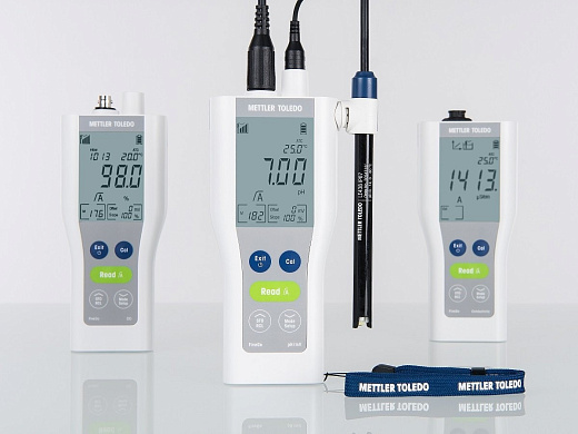 pH-метр, 0-14±0,01, портативный, электрод LE438, F2-Standard, серия FiveGo, Mettler Toledo
