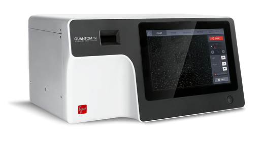 Счетчик и анализатор жизнеспособности микробных клеток, 0,3-50 мкм, QUANTOM Tx, Logos Biosystems