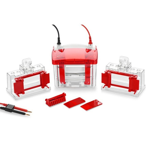 Электрофорезная вертикальная камера WIX-miniPRO2, 1-2 геля, 10x8 см, заливочный столик, Wix
