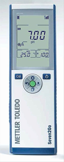 pH-метр, -2-20±0,01, портативный, без электрода, S2-Meter, серия Seven2Go, Mettler Toledo