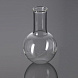 Колба круглодонная, 100 мл, d горла 26 мм, Glassco